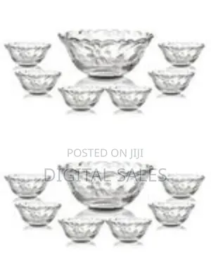 7 Piece Fruit Salad Serving Dishes/Bowls Set