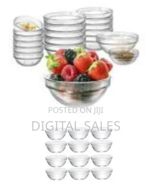 Luminarc 100 Ml 12 PCS Stackable Mini Glass Ramekins Bowls for Dips