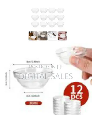 Luminarc 30 Ml 12 PCS Stackable Mini Glass Ramekins Bowls for Dips