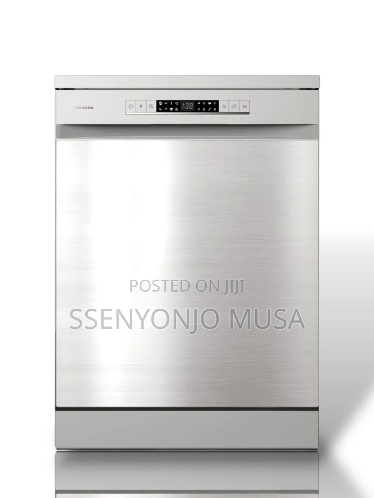 Hisense H13dess 13 Plates Setting Dishwasher, Inox Finish