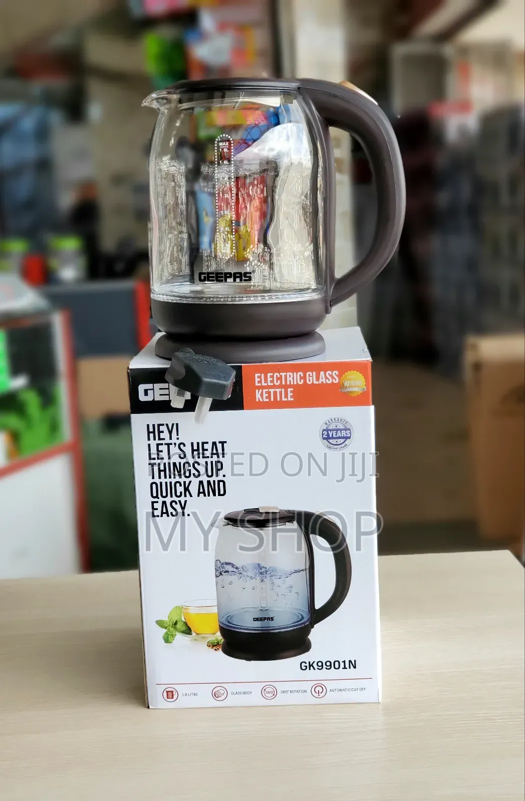 Glass Kettle (Geepas )