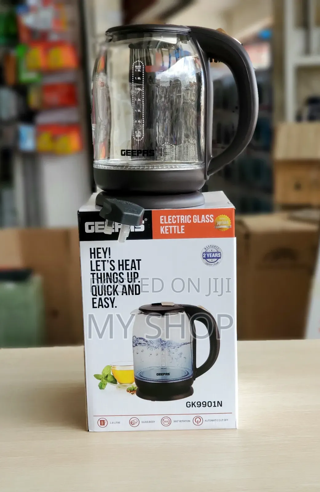 Glass Kettle (Geepas )