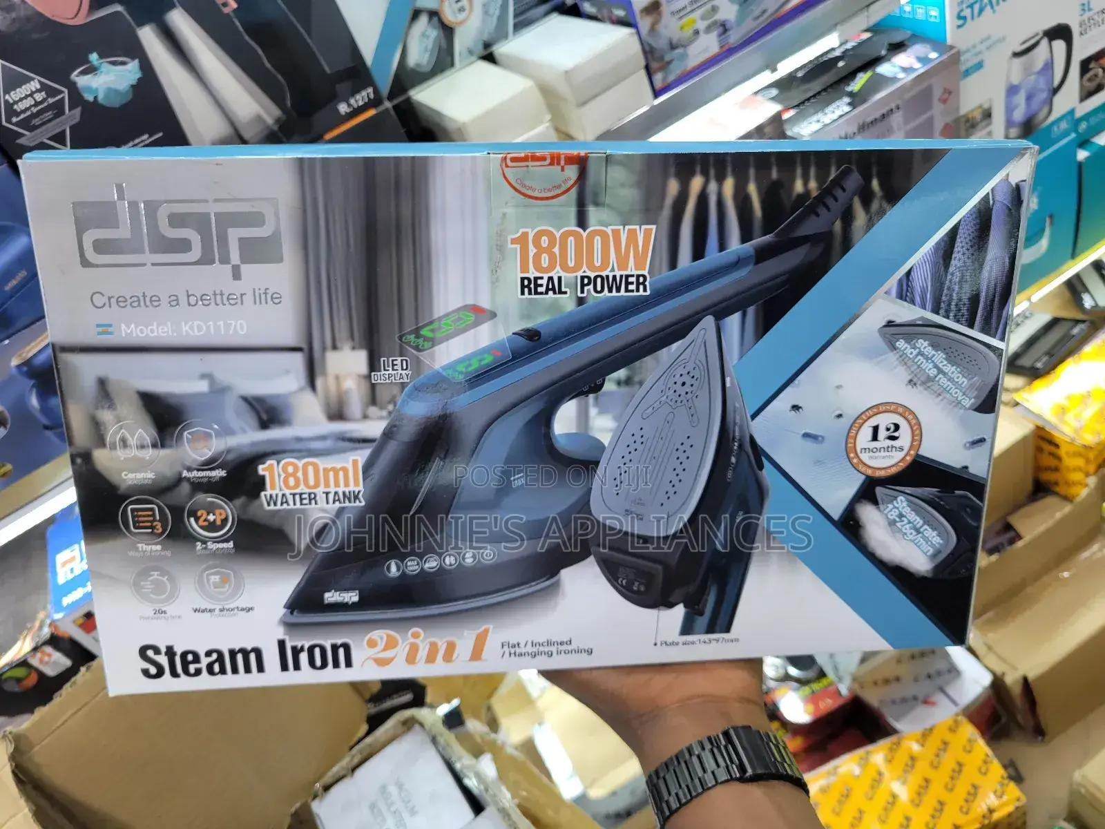 2in1 Dsp Electric Steam Iron