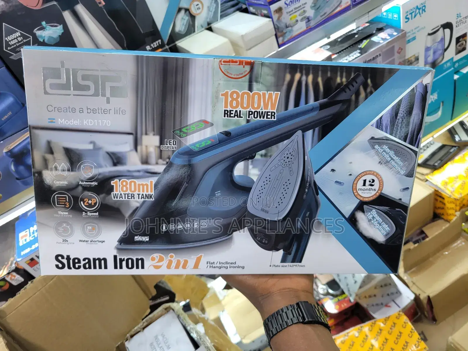 2in1 Dsp Electric Steam Iron