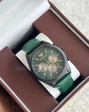 Empori Armani Classy Men's Wrist Leather Strapped Time Piece
