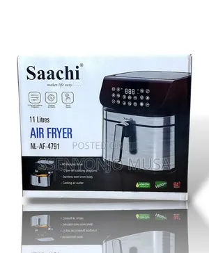 Saachi Air Fryer 11l With Digital Display Touch Control Nl-Af-4791