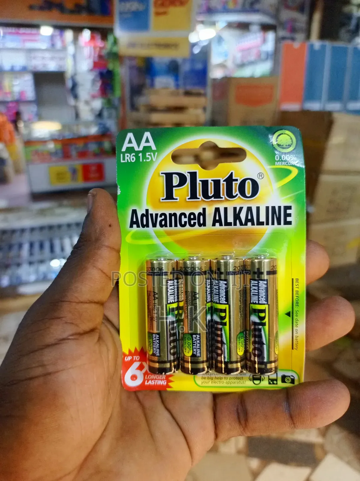 Pluto Advanced Alkaline Aa Lr6 1.5v Batteries.