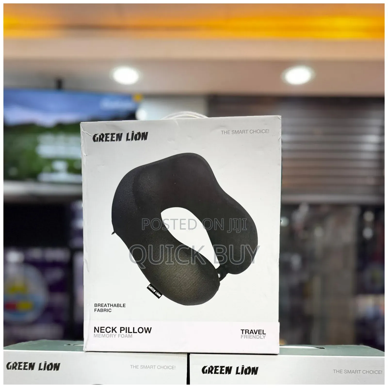 Green Lion Memory Foam Neck Pillow