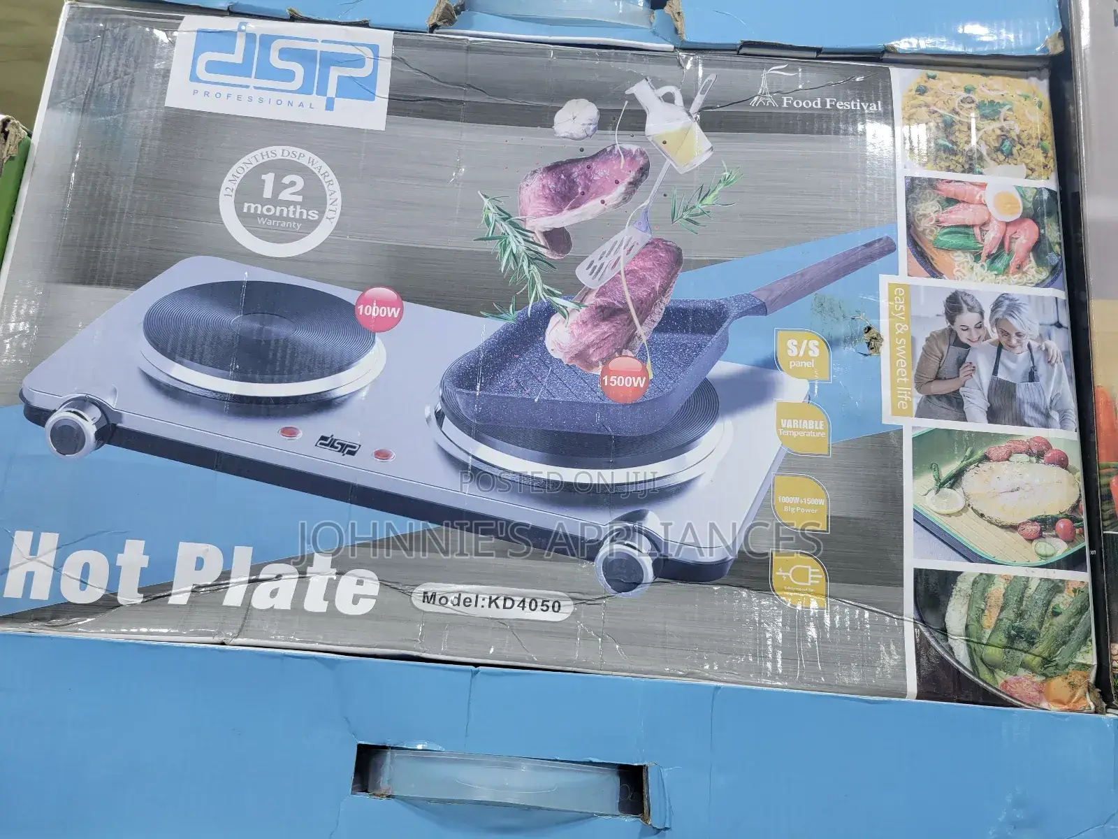 DSP Double Hot Plate Solid