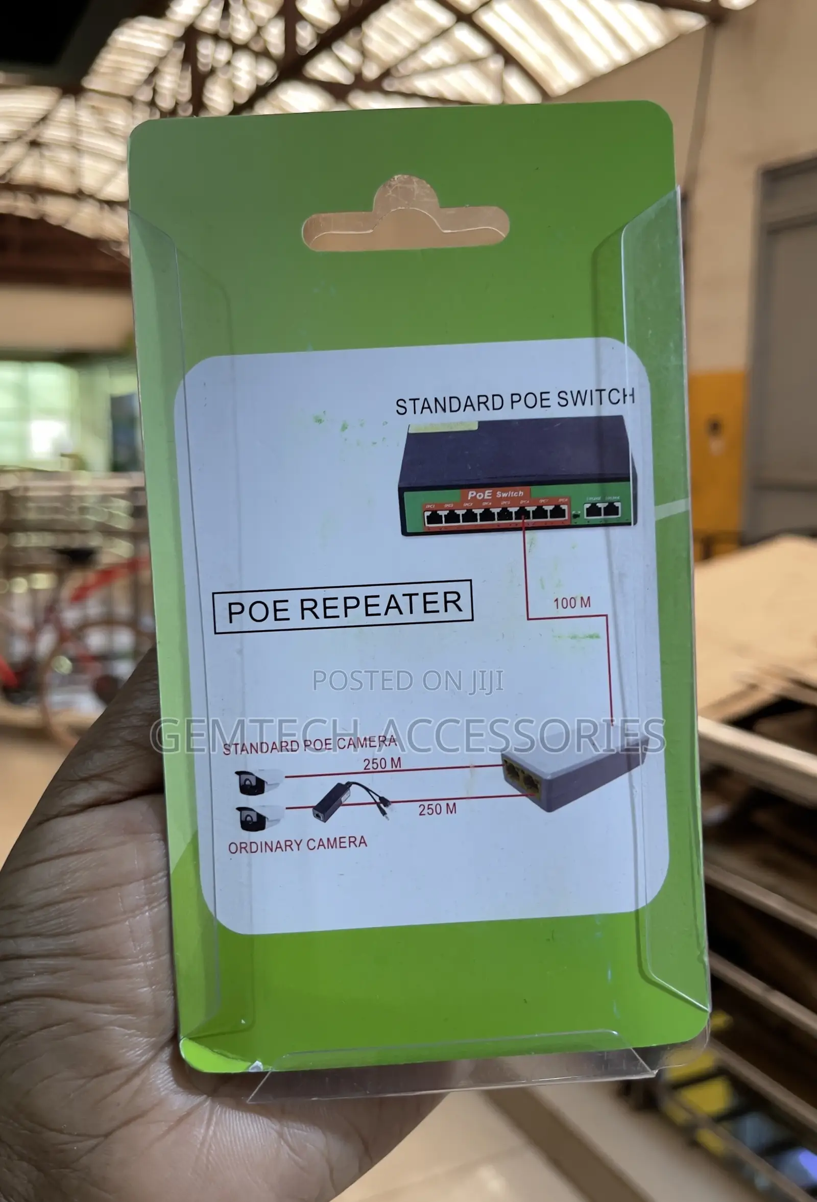 2 Port Gigabit Poe Repeater 1 to 2 Poe Extender 48v 30w