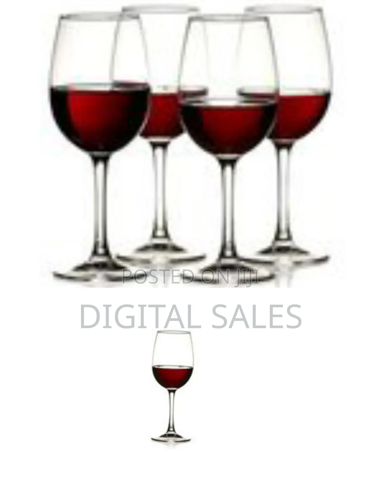 Luminarc Stem Wine Glasses- 4 Pieces, Clear, 470