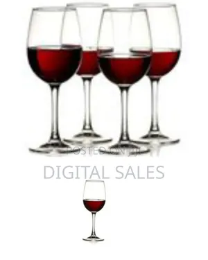 Luminarc Stem Wine Glasses- 4 Pieces, Clear, 470