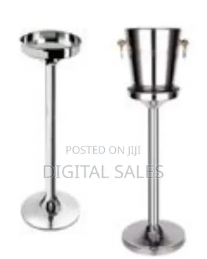 Commercial Stainless Ice Bucket Stand Holder Wine Champagne Bucket