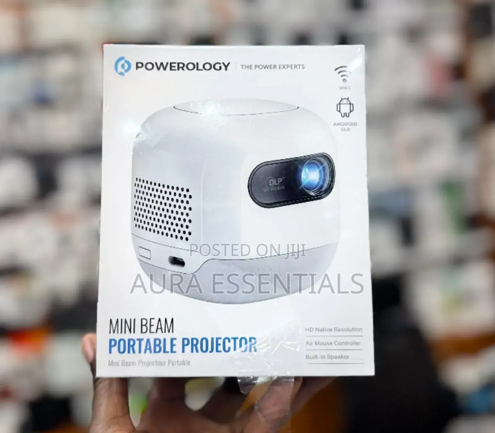 Powerology Palm Size Portable Hd Projector