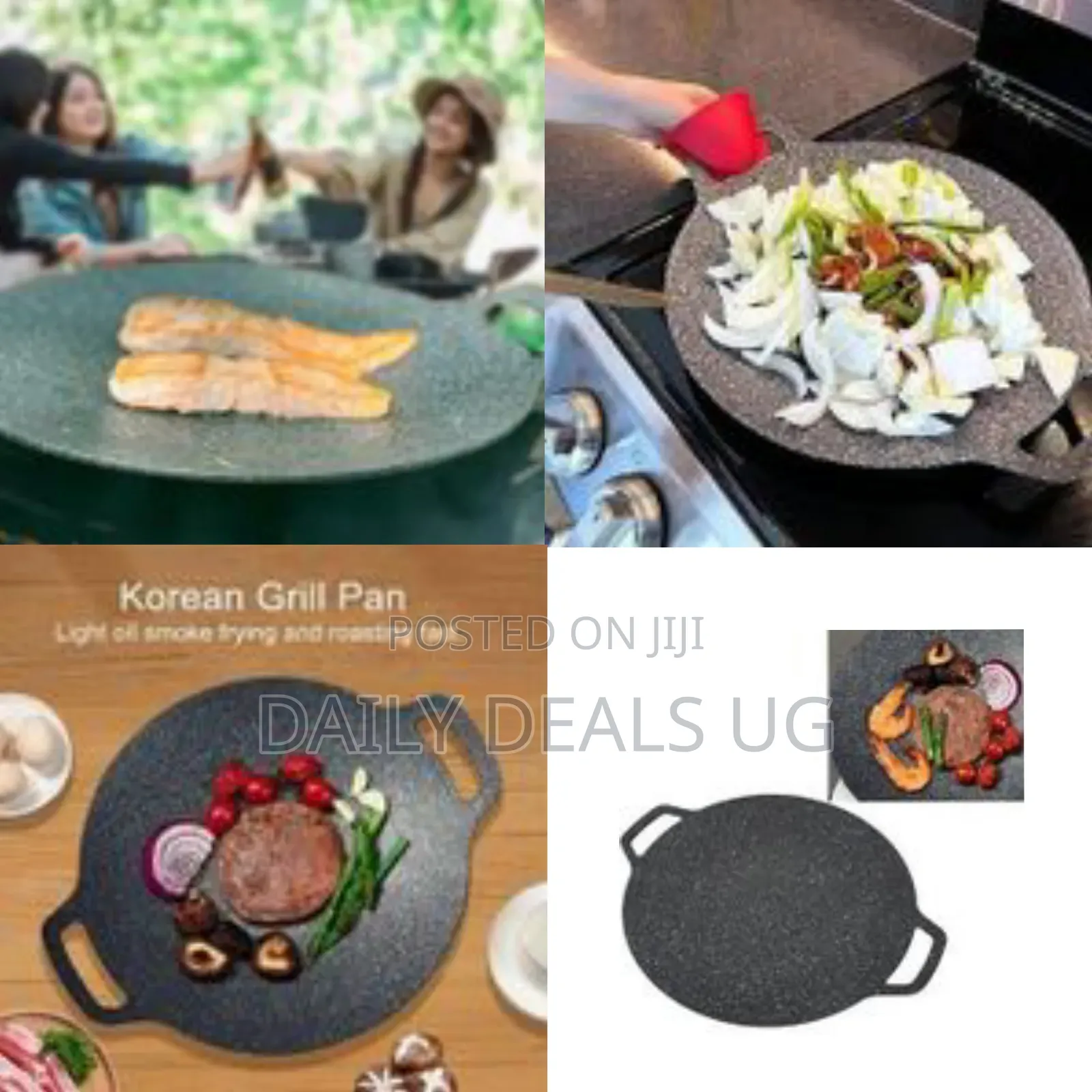 30cm Thermal Conductivity BBQ Grill Pan,Non Stick Circular Round Stove