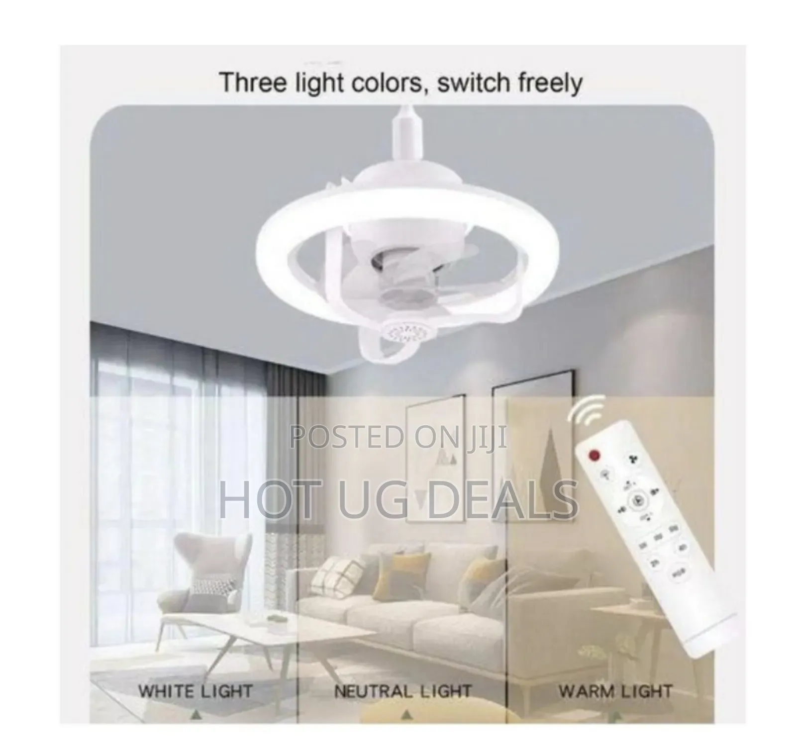 Ceiling Fan With Light 360 Rotation