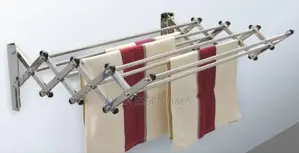 Telescopic Wall Mounted Towel And Clothes Organisers