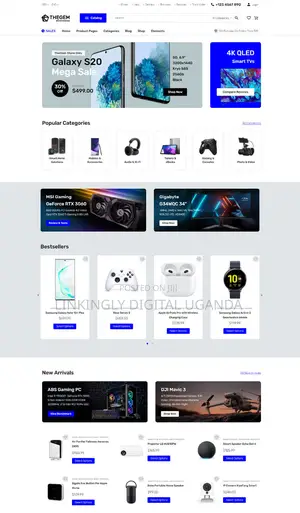 Top Website Designer in Kampala for Electronics Shops