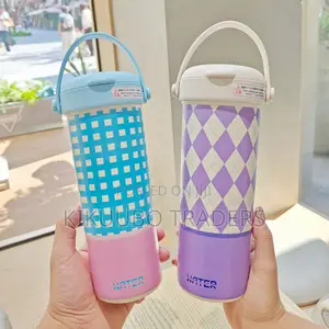 Plaid Insulated Vacuum Bottle