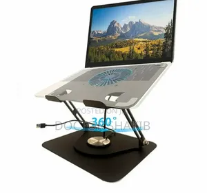 Strong 360° Rotating Laptop Stand With Fan