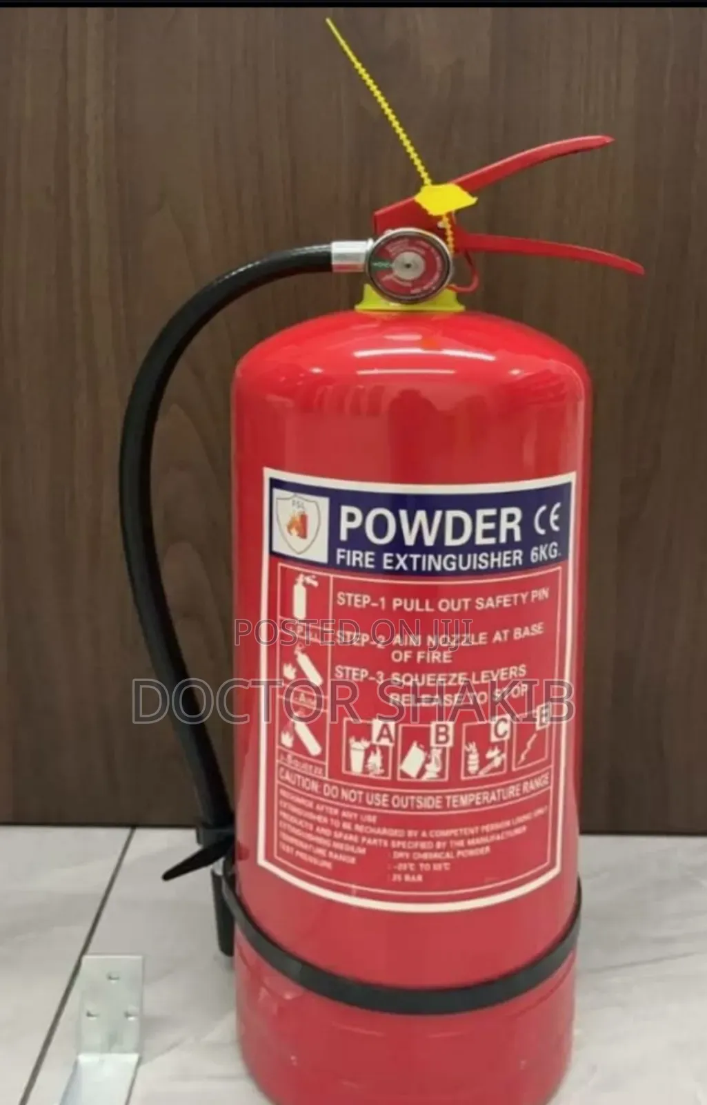 Affordable Chemical Powder Fire Extinguisher (6kg)