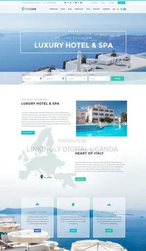 Kampala's Top Website Designer for Luxury Resorts Spas; Free Seo