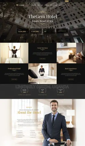 Kampala's Top Website Designer for Luxury Resorts Spas; Free Seo