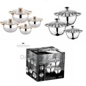 Kaisa Villa 6 Pieces of Stainless Steel Saucepans Cookware Induction