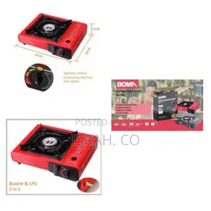 Boma Camping Stove With Carrying Case Portable Propane