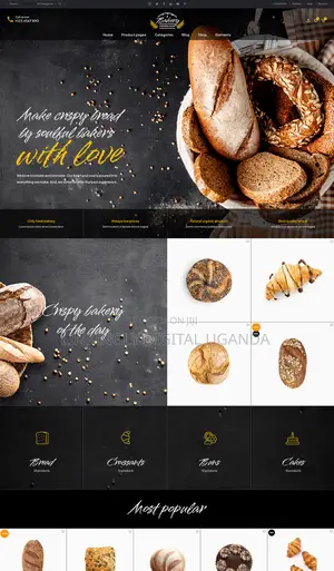 Professional Bakery Shop Websites With Free Seo Hosting