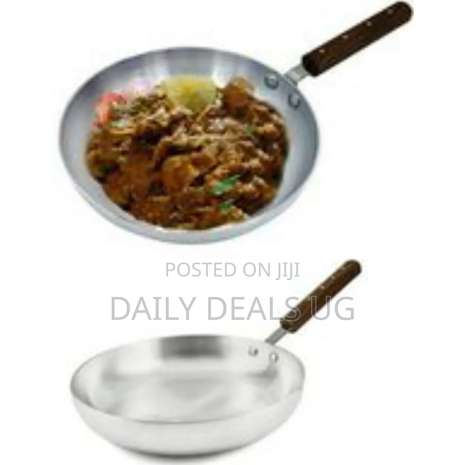 Aluminum Frying Pan - Silver