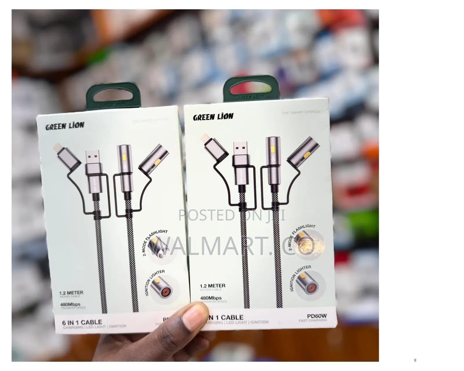 Green Lion 6 in 1 Cable Pd60w