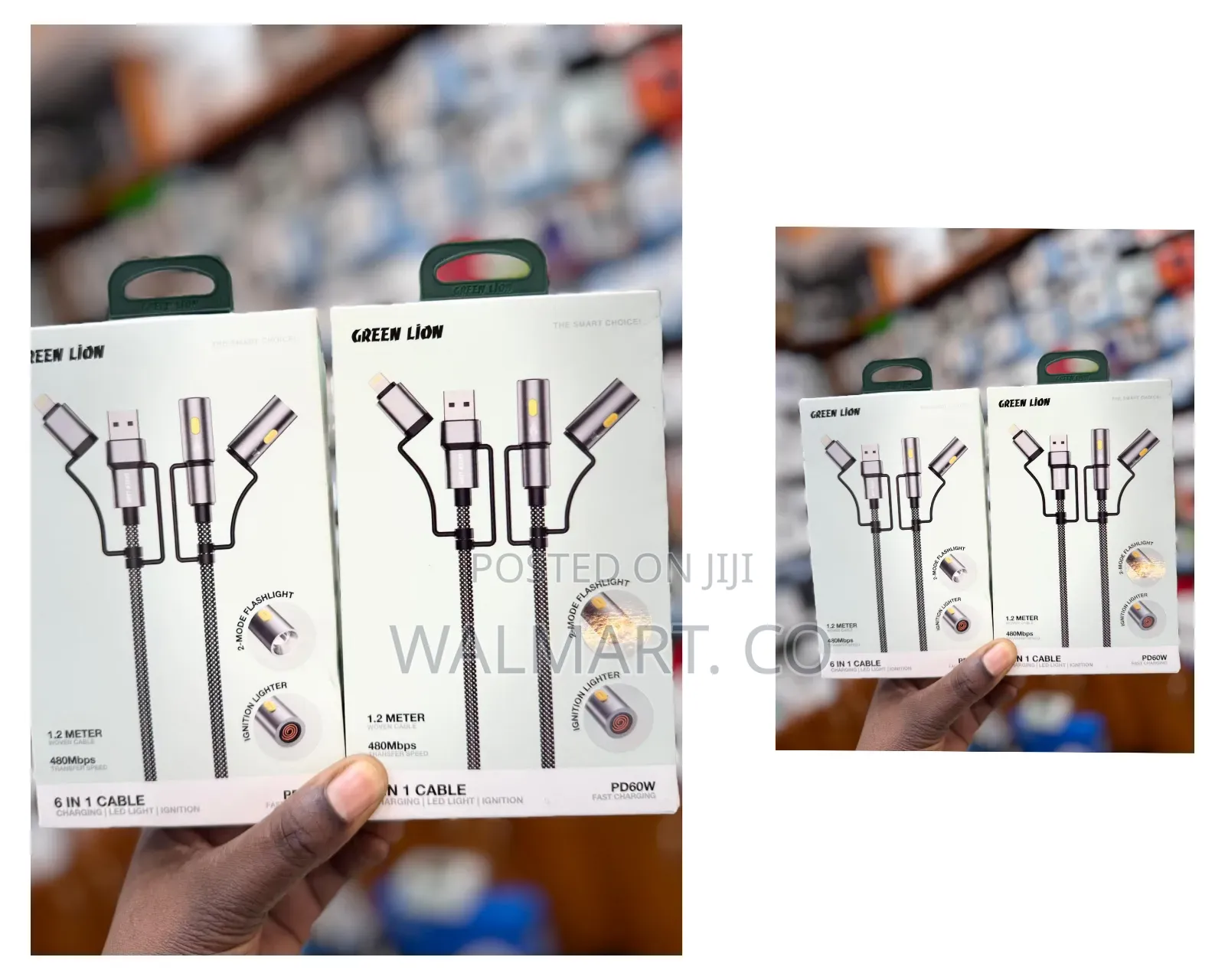 Green Lion 6 in 1 Cable Pd60w