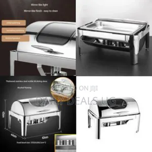 11l Chafing Dish Stainless Steel Buffet Tray Set, 180° All-Steel