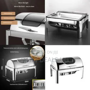 9l Single Food Pan Chafing Dish Stainless Steel Buffet Tray Set, 180°