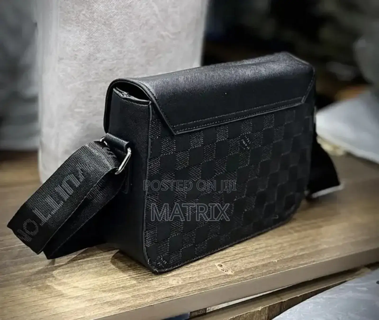 Louis Checked Crossbody Bag