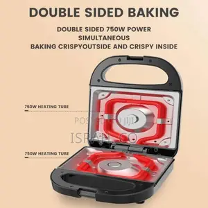 DSP Sandwich Makers Non-Stick Coating Fixed Plate