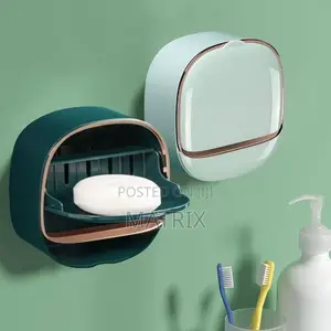 1pc Wall Mounted Soap Holder for Bathroom