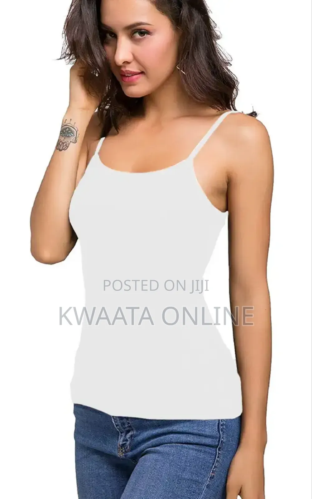 Women's Basic Cami Camisole Stretchy Spaghetti Strap Tank Top