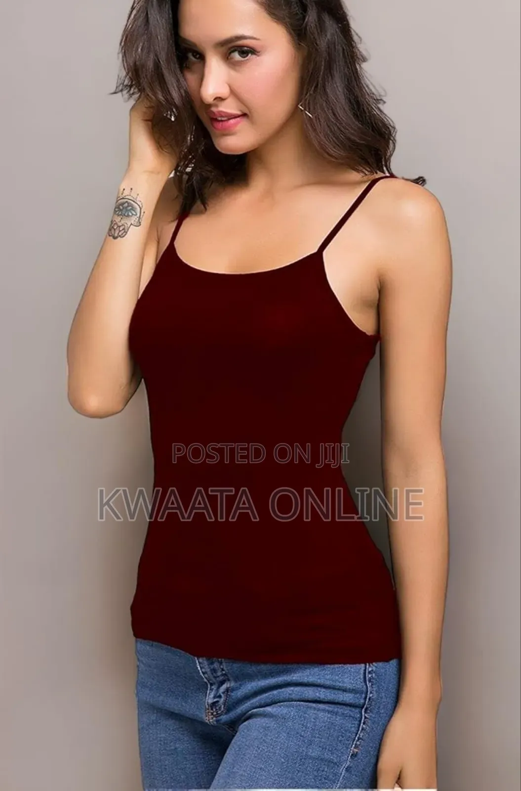 Women's Basic Cami Camisole Stretchy Spaghetti Strap Tank Top