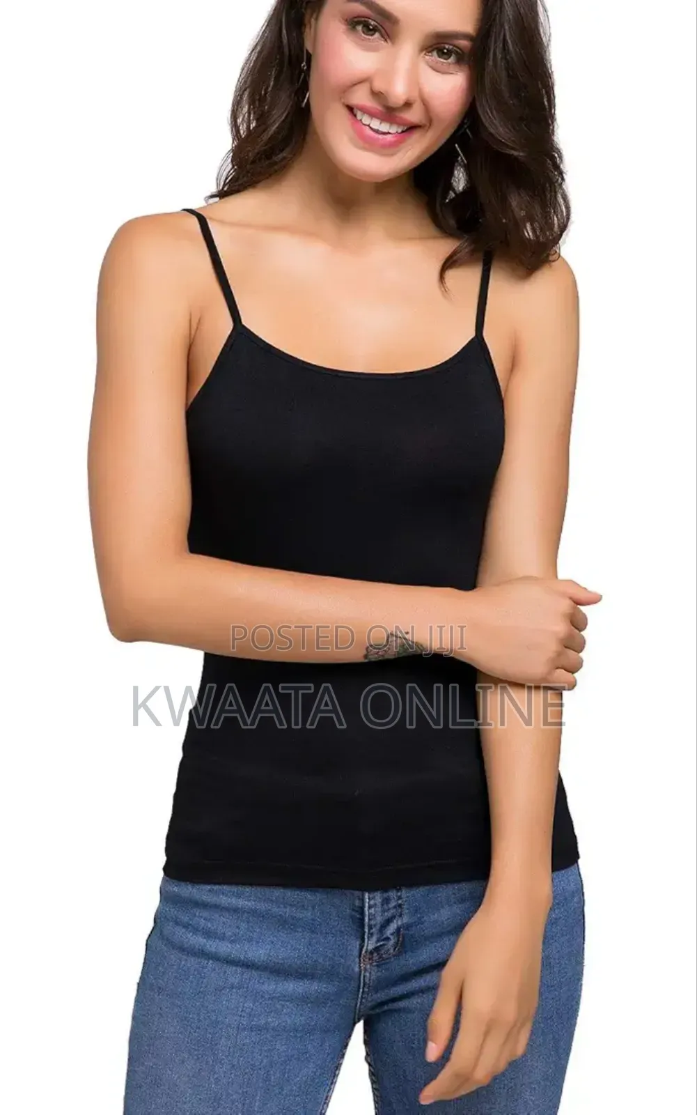 Women's Basic Cami Camisole Stretchy Spaghetti Strap Tank Top