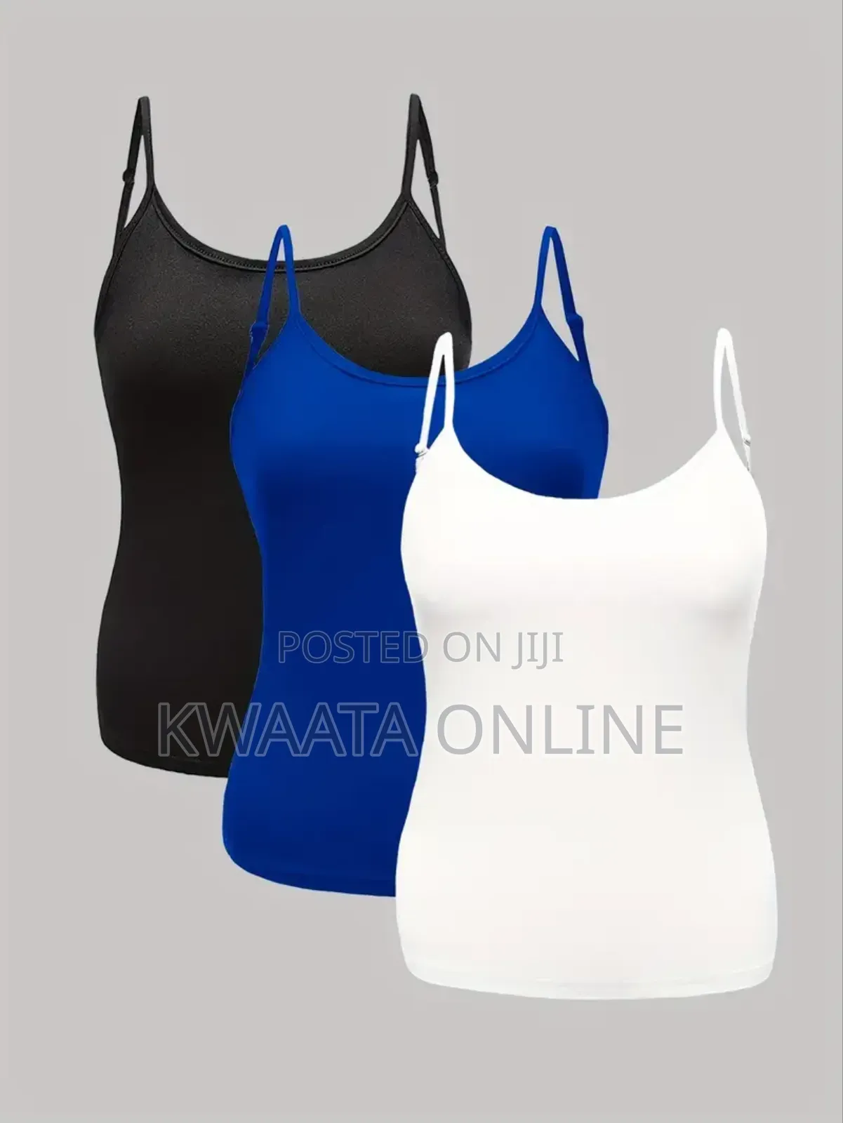 Women's Basic Cami Camisole Stretchy Spaghetti Strap Tank Top