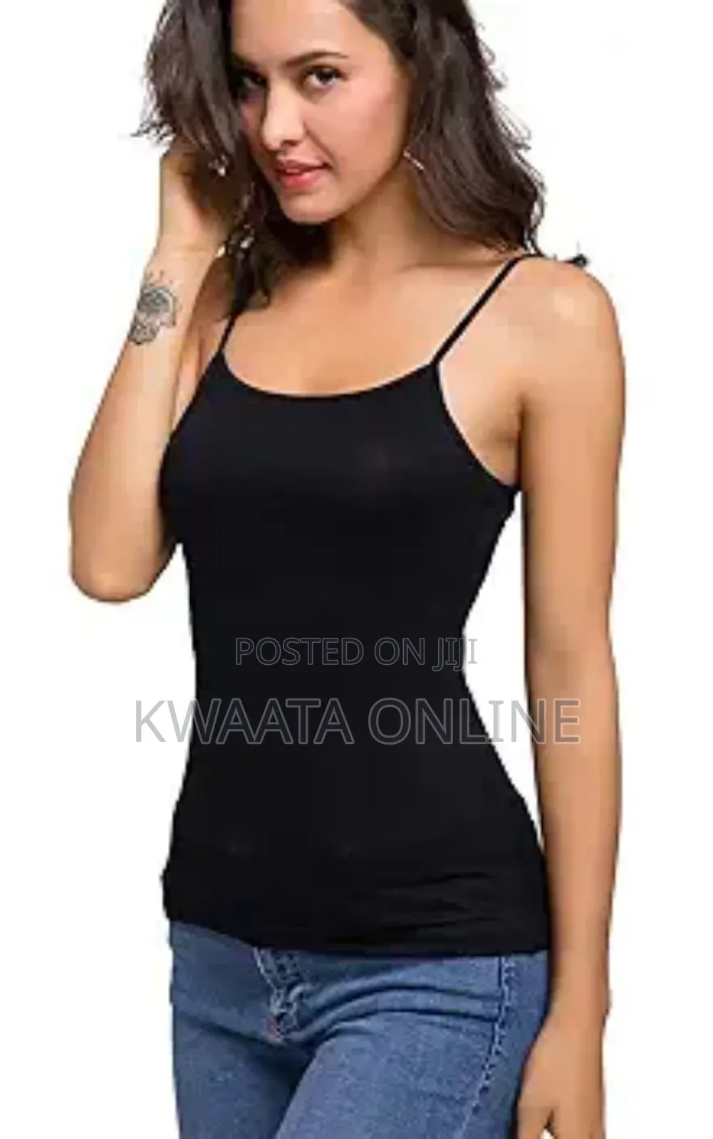 Women's Basic Cami Camisole Stretchy Spaghetti Strap Tank Top