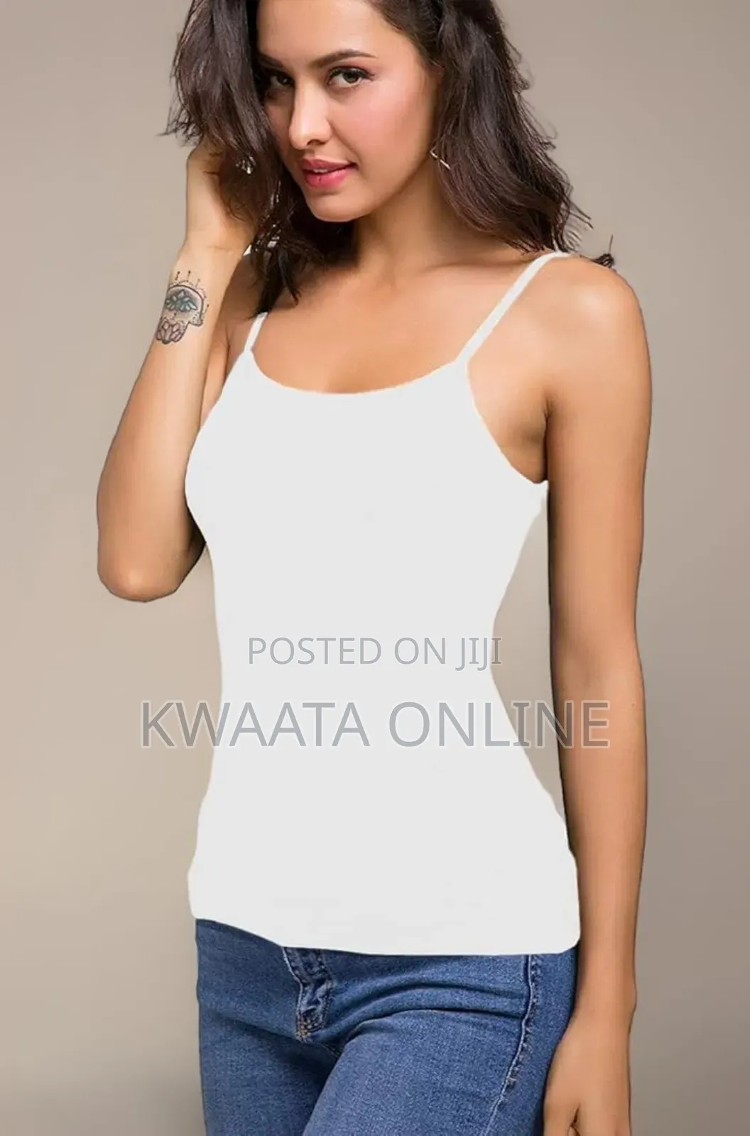 Women's Basic Cami Camisole Stretchy Spaghetti Strap Tank Top