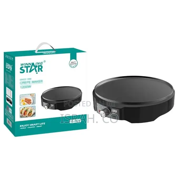 Griddle Crepe Pancake Maker Egg Omellet Frying Pan
