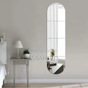 Oval Full Length Mirror Wall Stickers