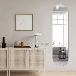 Oval Full Length Mirror Wall Stickers