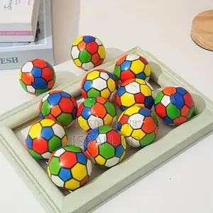 12 PCS Football Squeezy Stress Relief Balls Playset for Kids
