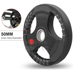 10kgs 2 Piece of Rubber Coated Hand Grip Bumper Weight Plate Discs