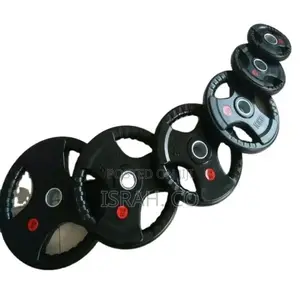 7.5kgs 2 Piece of Rubber Coated Hand Grip Bumper Weight Plate Discs